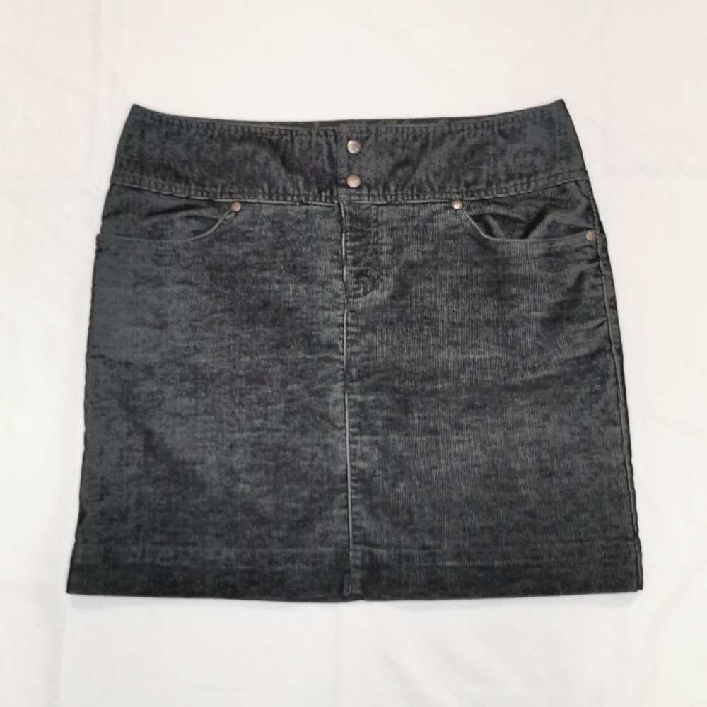 Athleta | Black Corduroy Mini Skirt